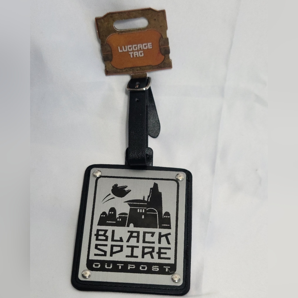 Disney Parks Star Wars Galaxy's Edge Black Spire Outpost Luggage Tag NWT